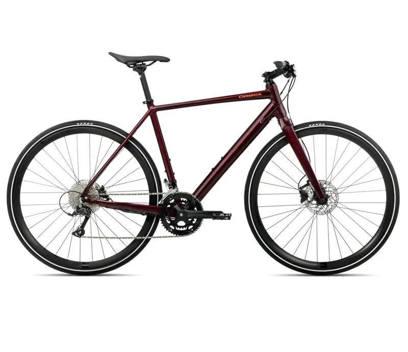 Orbea Vector 20 Hybrid Bike In Metallic Burgundy Red Gloss