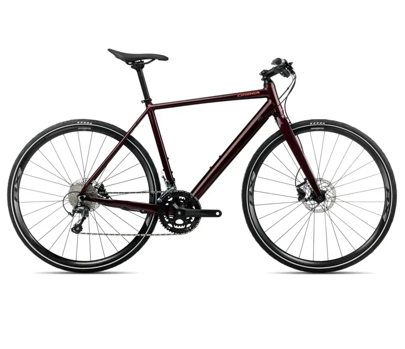 Orbea Vector 10 Road Bike in Metallic Burgundy Red Gloss