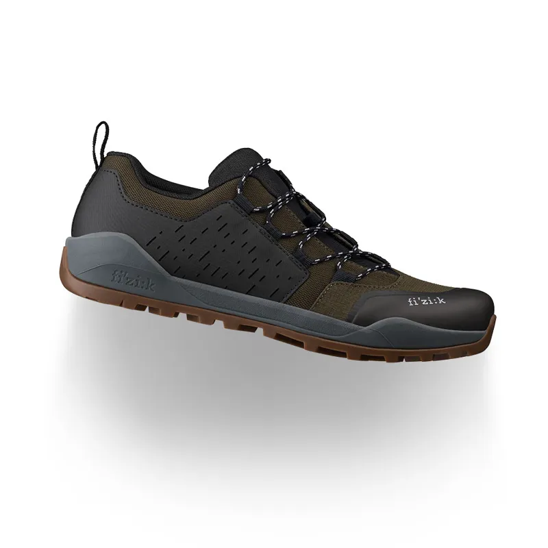 Fizik X2 Terra Ergolace Shoes in Olive/Caramel