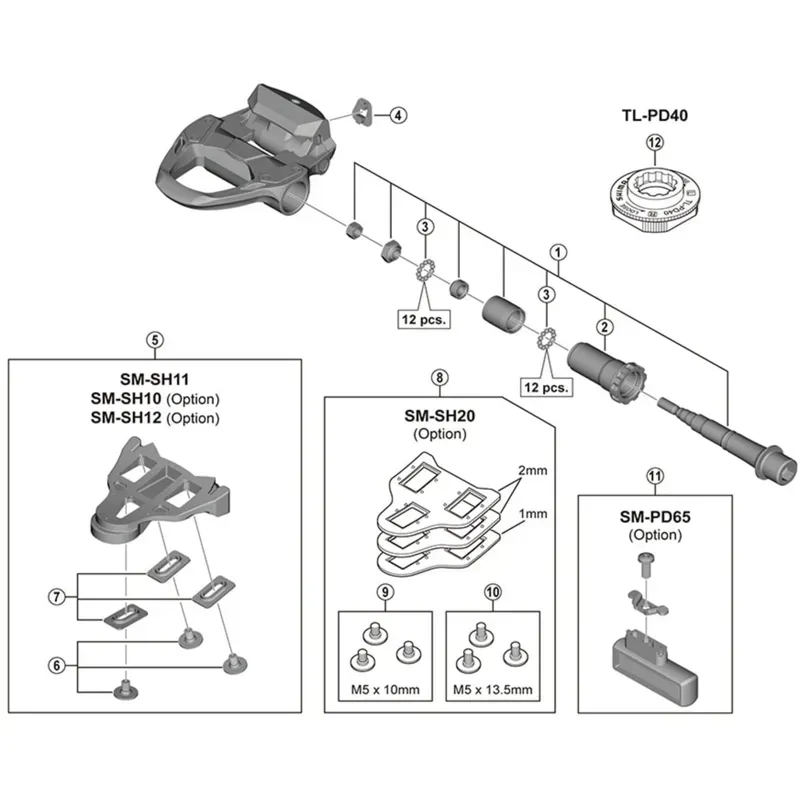 Shimano Workshop TL-PD40 Axle Assembly Removal Tool in Grey-1