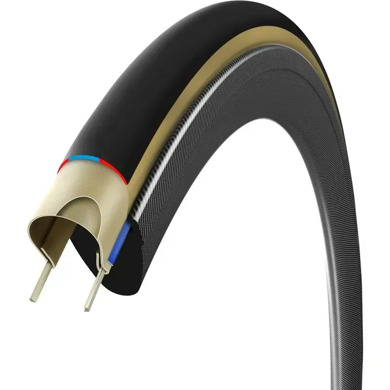 Vittoria Pista Oro 23-28-inch TLR Folding Tyre in Black/Tan-3