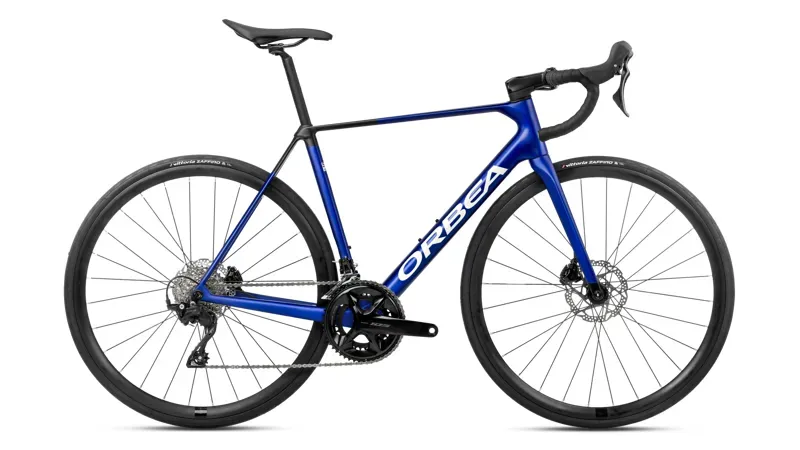 Orbea Orca M30 Road Bike in Cobalt Blue - Carbon Raw