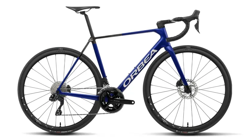 Orbea ORCA M35i Road Bike in Cobalt Blue - Carbon Raw