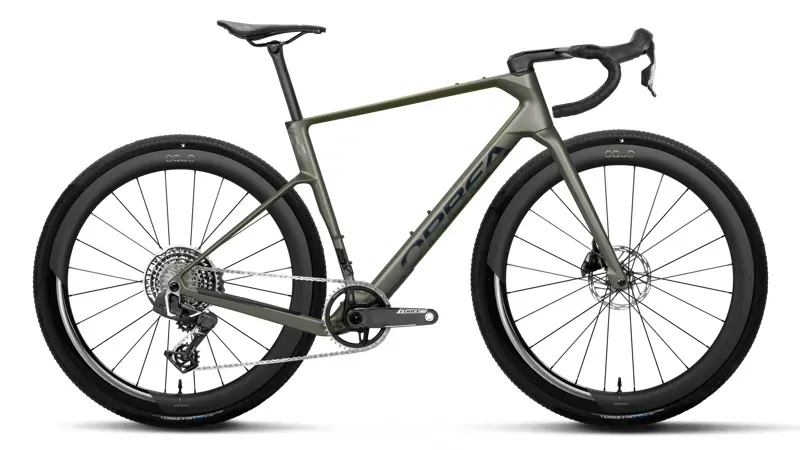 Orbea TERRA RACE M21eLTD 1X Gravel Bike in Spaceship Green Matt