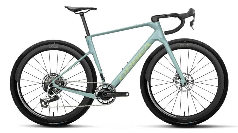 Orbea Terra Race M11e LTD 1X PWR Gravel Bike in Frozen Concrete