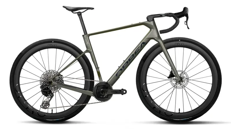 Orbea Terra Race M22 Ltd 1X Gravel Bike in Spaceship Green Matt