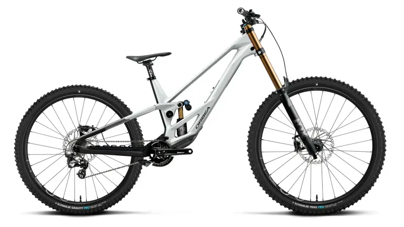 Orbea Rallon D-Ltd Mountain Bike in White Chic - Diamond Black