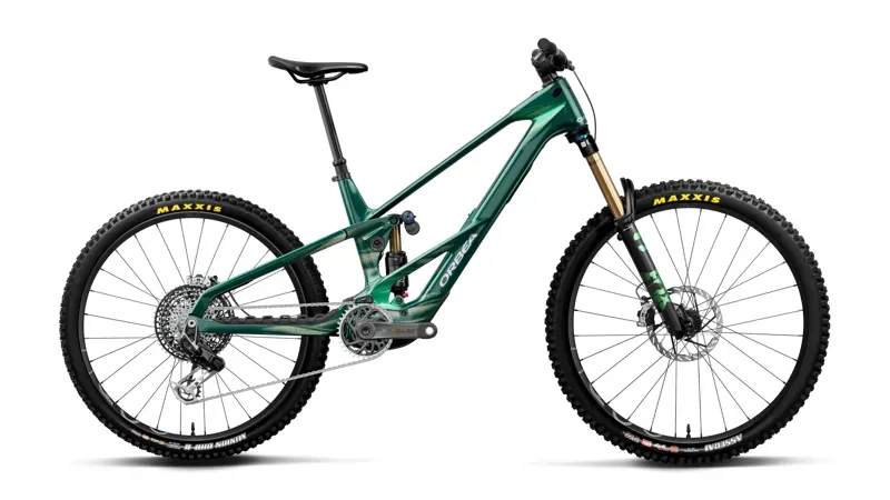 Orbea Wild LT M-Ltd RS Mullet eMountain Bike in Escape Green CView - Mintalized