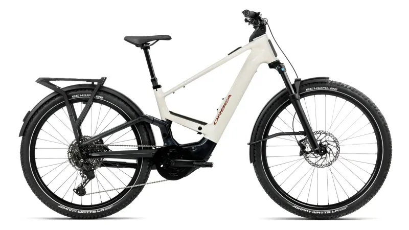 Orbea Muga 20 eHybrid Bike in Ivory White - Black