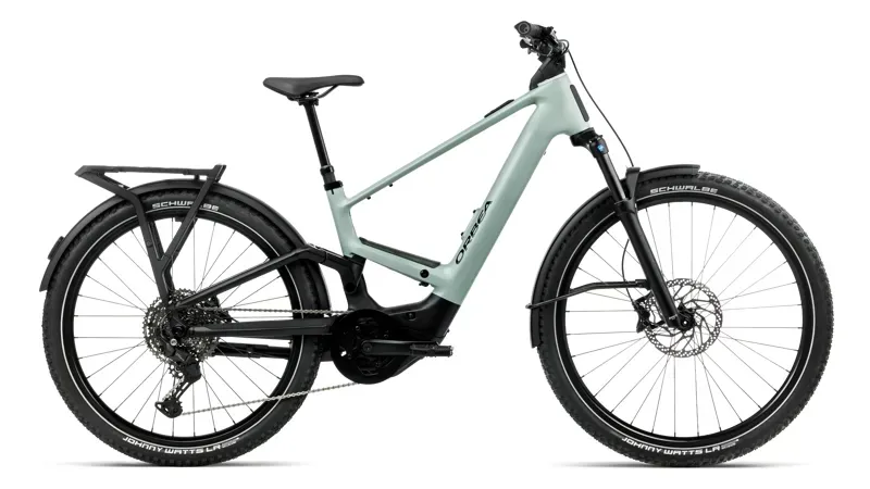 Orbea Muga 20 eHybrid Bike in Blue Stone - Diamond Black Matt
