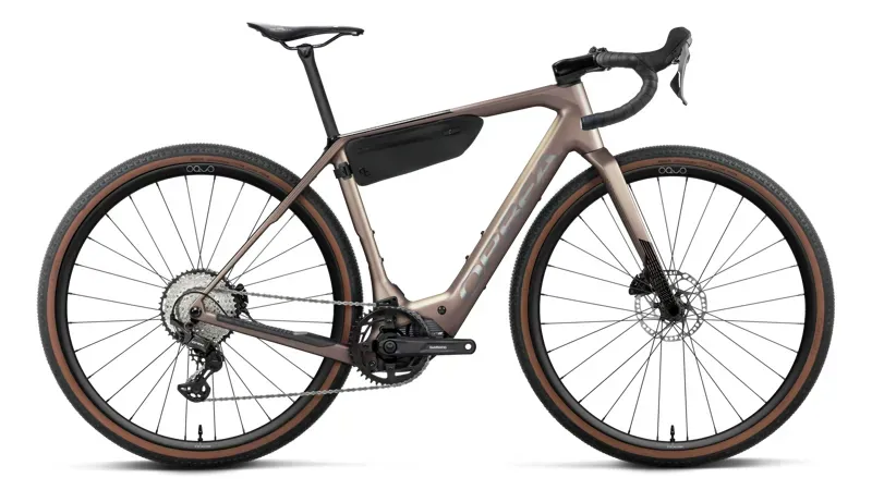 Orbea Denna M30 Gravel eBike in Nickel Matt - Carbon Raw