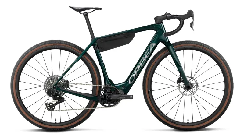 Orbea Denna M31e Gravel eBike in Escape Green - Foggy Matt