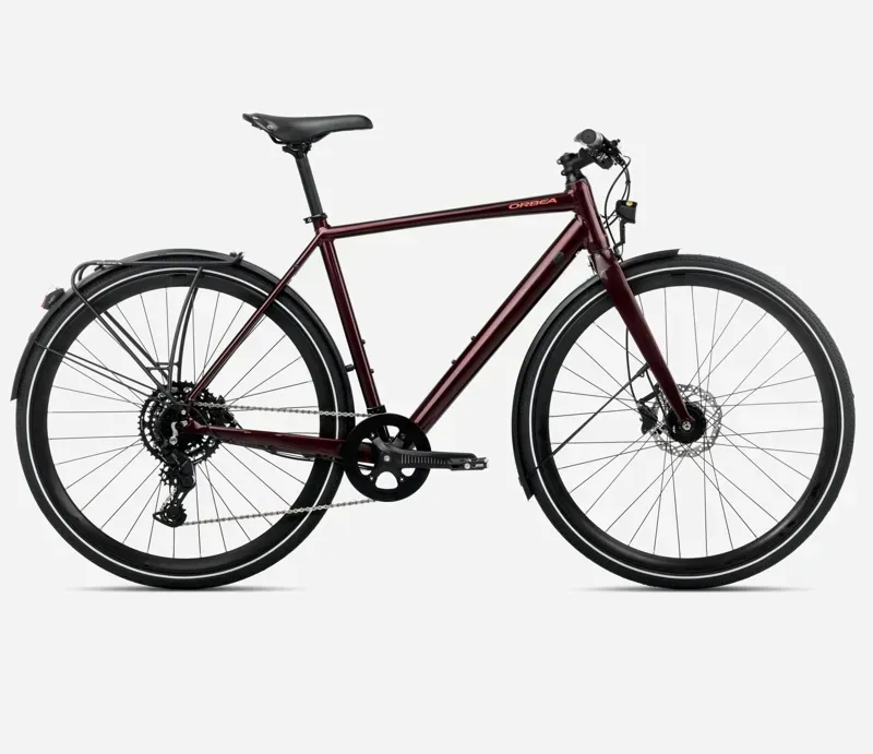 Orbea Vector 25 EQ Hybrid Bike In Metallic Burgundy Red Gloss
