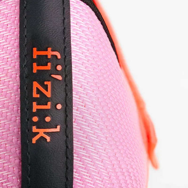 Fizik Vento Powerstrap Aeroweave Shoes In Coral/Black-4