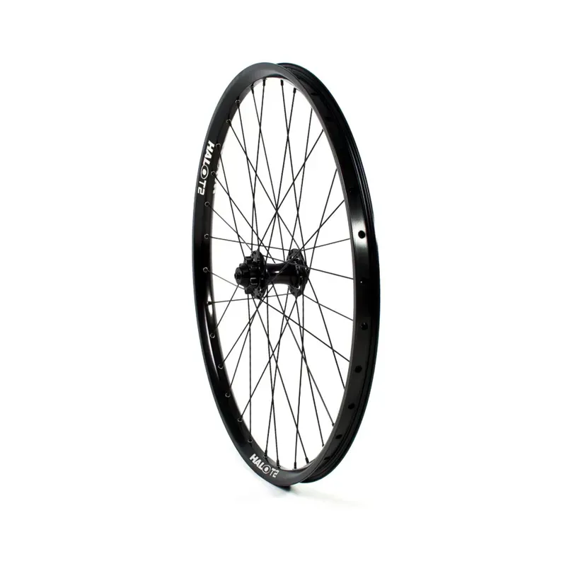 Halo T2 24in 32h Front Wheel in Black