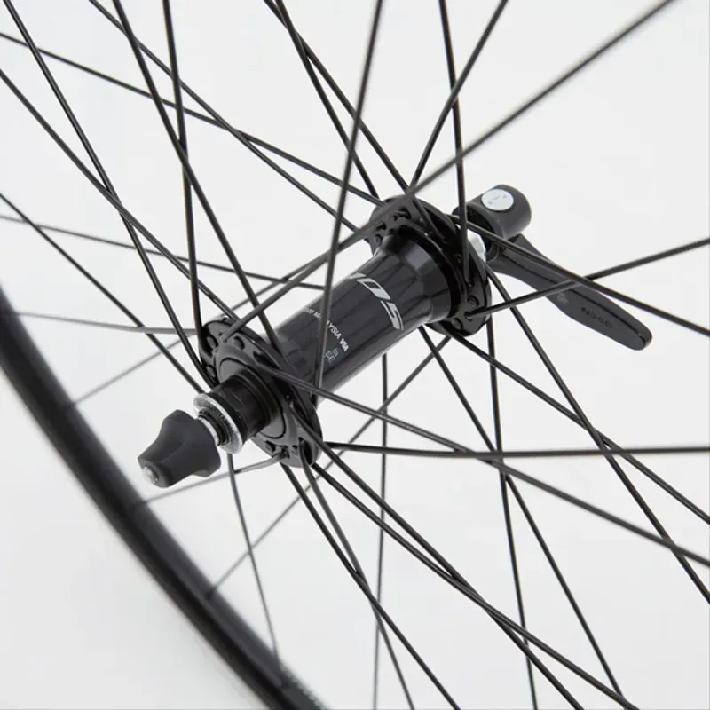 M Part Wheels 105 Hub DT R 460 Rim 700c Shimano Road Front Wheel in Black-2