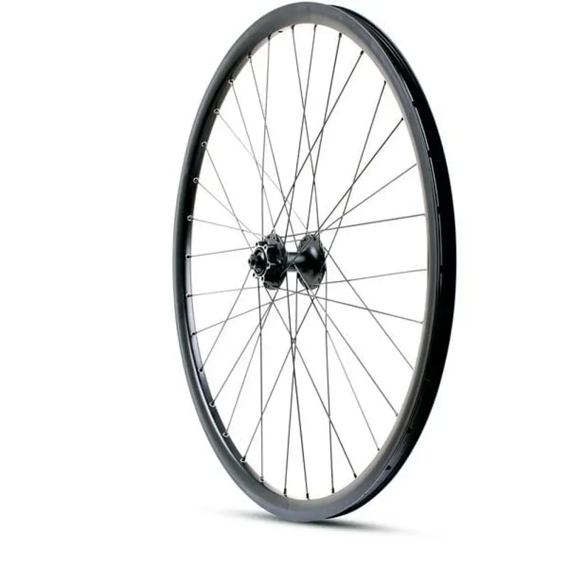 M Part Wheels 525BL Cycl. 32-hole 100mm QR 700c Front Wheel in Black