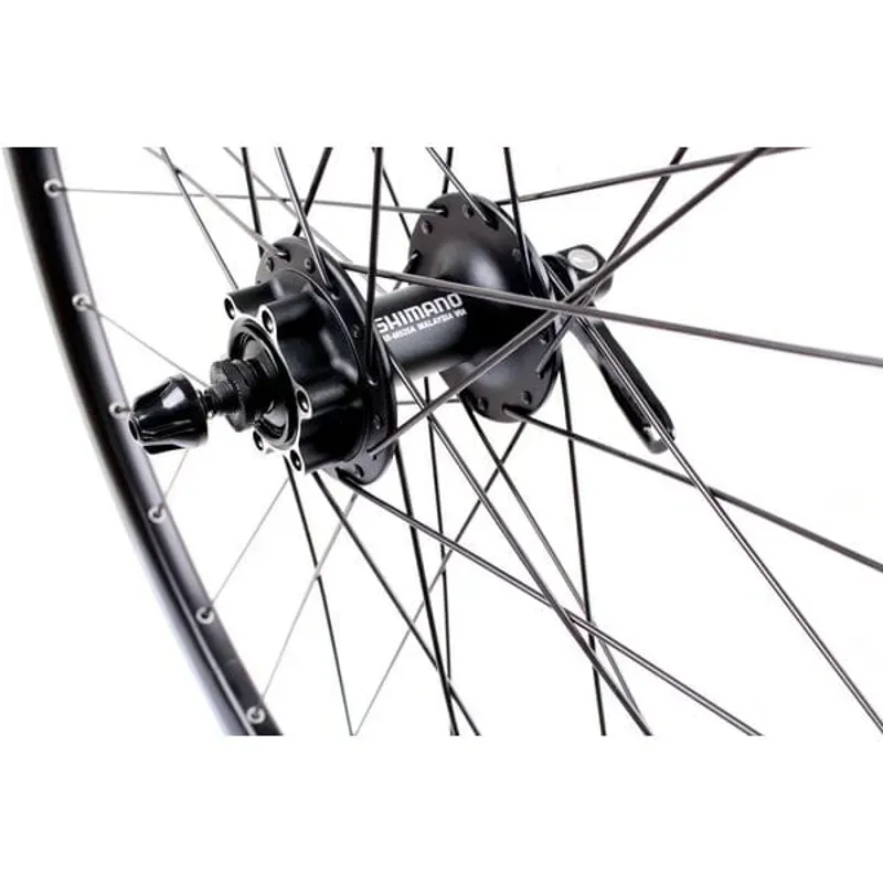 M Part Wheels 525BL Cycl. 32-hole 100mm QR 700c Front Wheel in Black-2