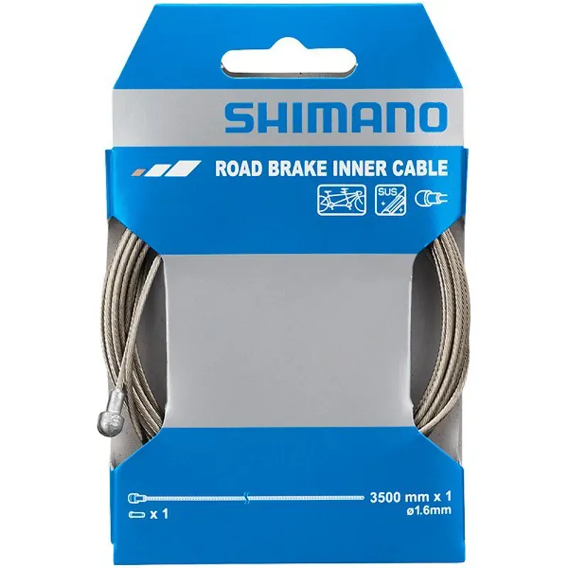 Shimano Spares Road/Tandem Stainless Steel Brake Inner Cable in Silver
